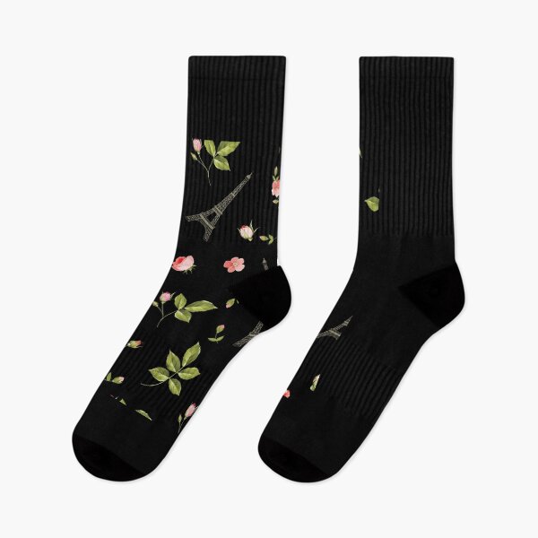 Aperçu de l'œuvre Paris Tour Eiffel Roses , Floral Françaises créée et vendue par tshirt redbubble.