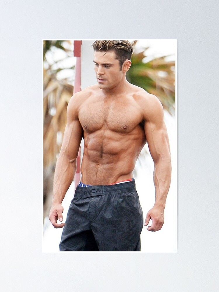 Zac Efron Poster By Holaquetal0127 Redbubble
