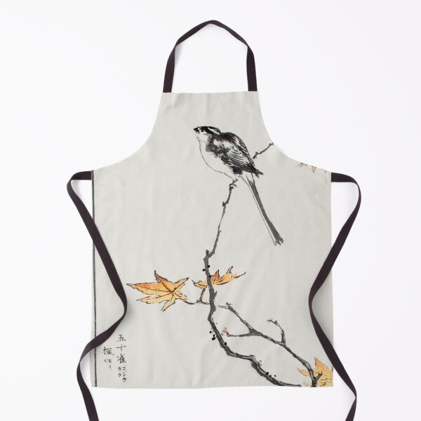 Item preview, japanese long tailed tit and maple tree illustration 41572330870 designed and sold by Bird-Lore.