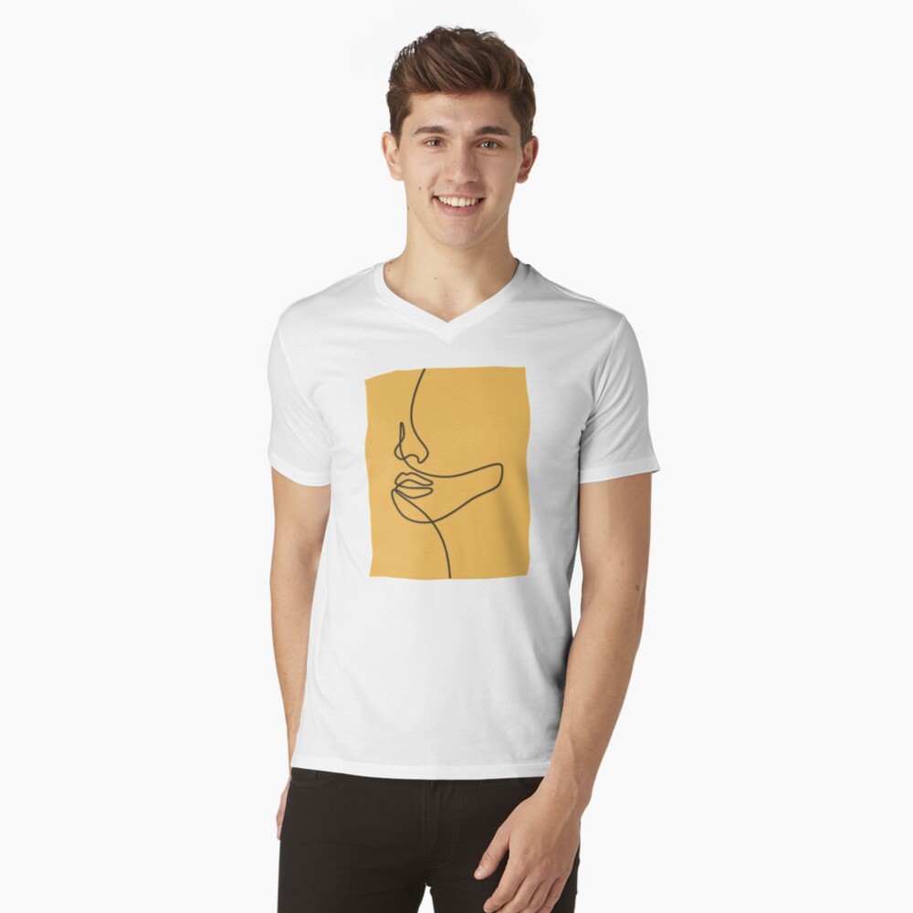 Item preview, V-Neck T-Shirt designed and sold by Dollfacedesign.