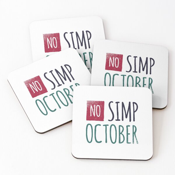 Item preview, No Simp October designed and sold by AbraFero.