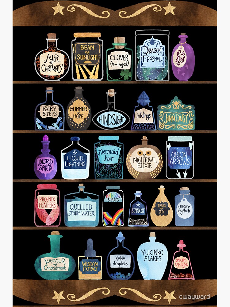 Potions supply cabinet by cwayward