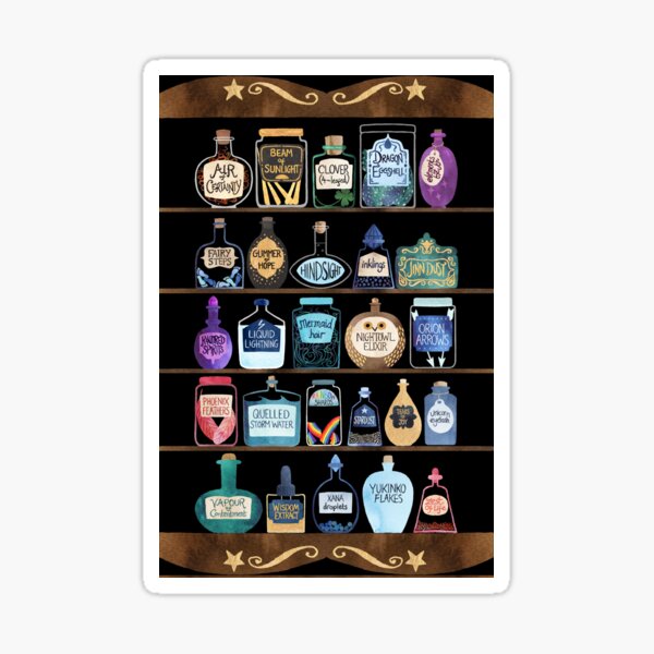 Potions supply cabinet Sticker