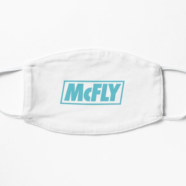 mcfly new logo 2020 in teal young dumb thrills 2 Flat Mask