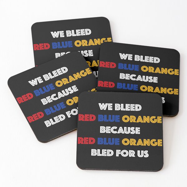 Item preview, Artsakh - We Bleed Red Blue Orange designed and sold by ThydraDesigns.