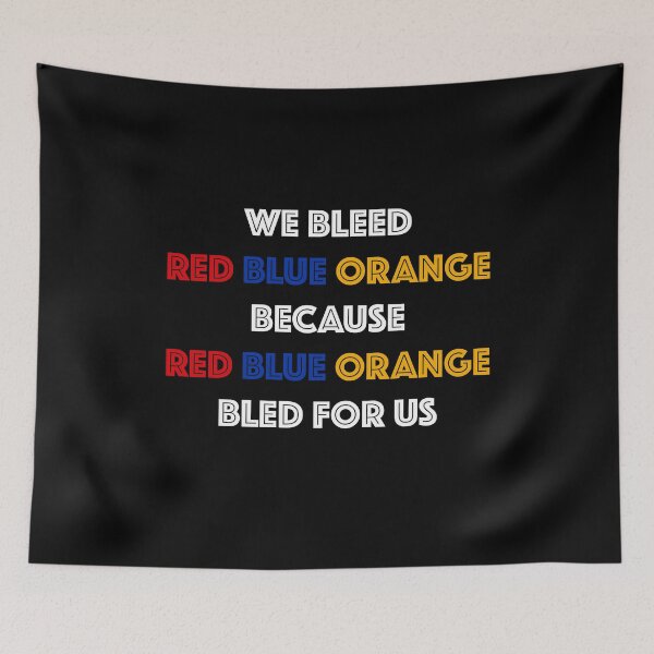 Item preview, Artsakh - We Bleed Red Blue Orange designed and sold by ThydraDesigns.
