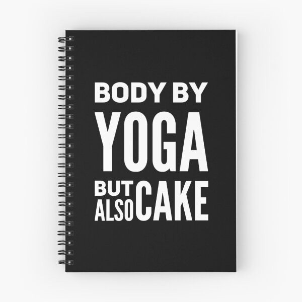 Item preview, Body By Yoga But Also Cake designed and sold by RiseandShineTee.