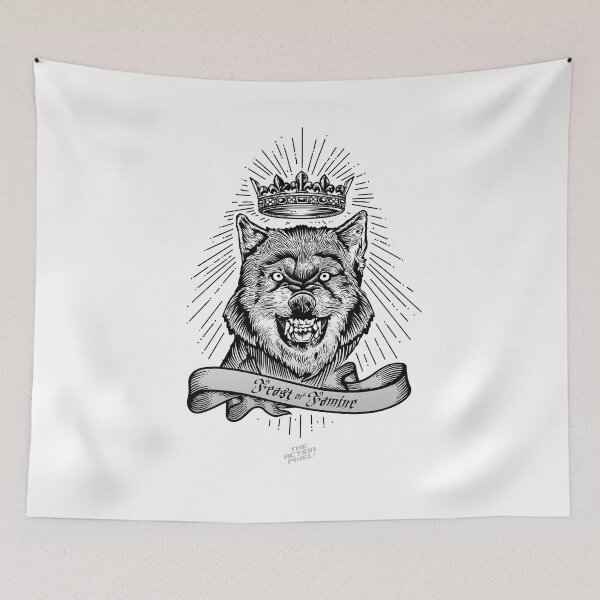 Item preview, "Feast Or Famine" Crowned Wolf designed and sold by TheActionPixel.