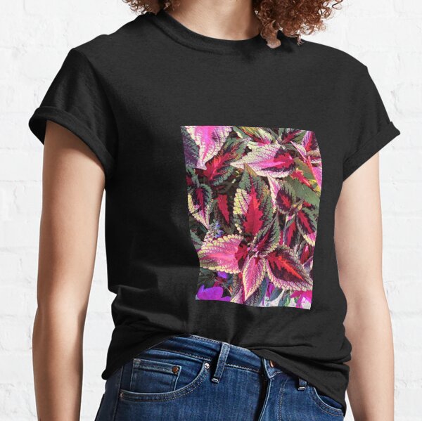 Coleus Leaves plant red and green leaves Classic T-Shirt