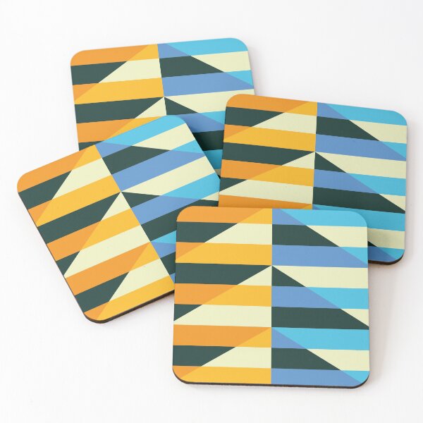 Item preview, triple pyramid orange blue designed and sold by artistgaf.