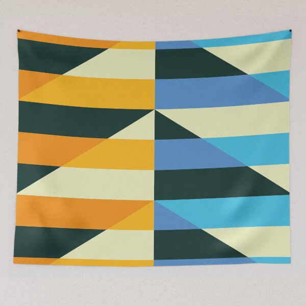 Item preview, triple pyramid orange blue designed and sold by artistgaf.