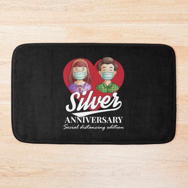 Item preview, Silver anniversary social distancing edition designed and sold by Cutebutfunny.