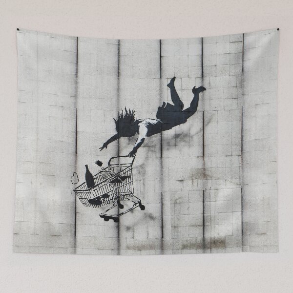 Item preview, BANKSY Trolley Falling designed and sold by WE-ARE-BANKSY.