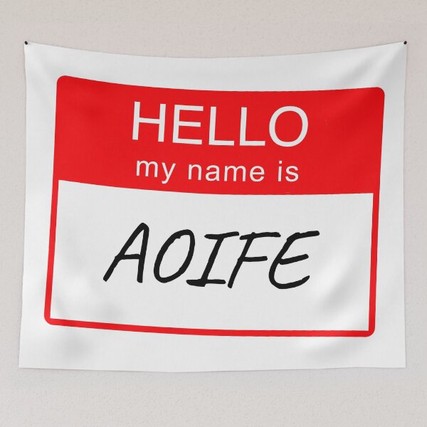 Item preview, Hello My Name Is Aoife Name Tag Custom Personalised Design  designed and sold by CreatedbyJR.