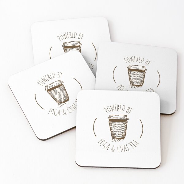 Item preview, Powered By Yoga And Chai Tea designed and sold by RiseandShineTee.