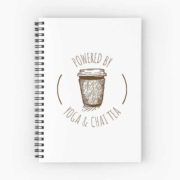 Item preview, Powered By Yoga And Chai Tea designed and sold by RiseandShineTee.