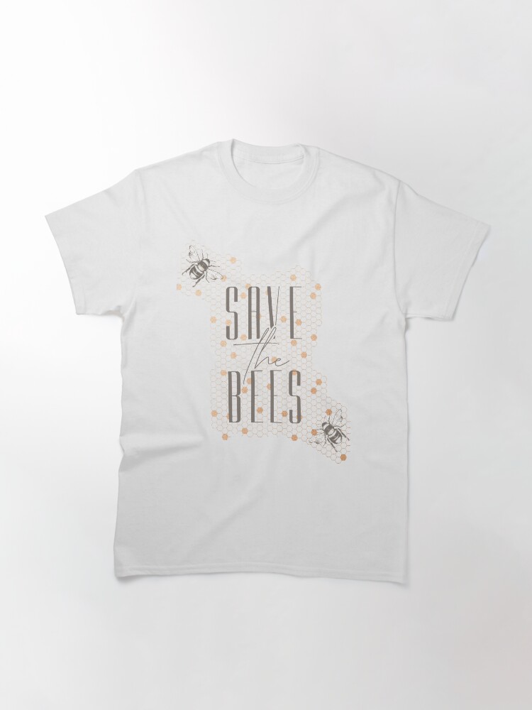 Alternate view of Save the Bees Classic T-Shirt