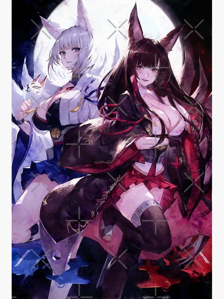 Kaga And Akagi Greeting Card For Sale By Saikishop Redbubble