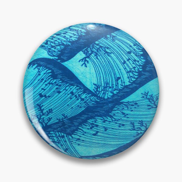 Item preview, Rip Curl Wave Pattern - Vintage Japanese Illustration designed and sold by elevens.