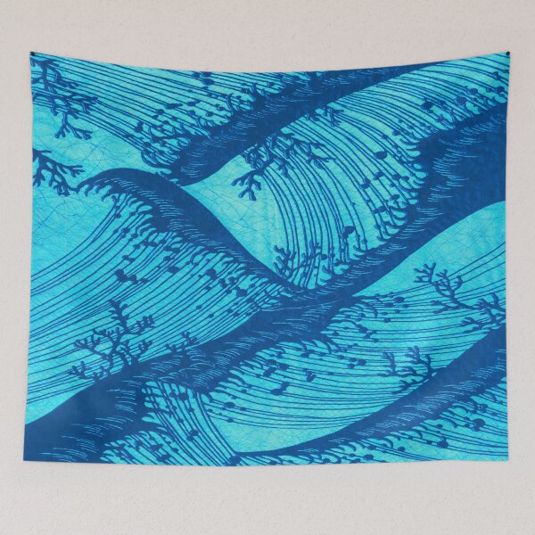 Item preview, Rip Curl Wave Pattern - Vintage Japanese Illustration designed and sold by elevens.