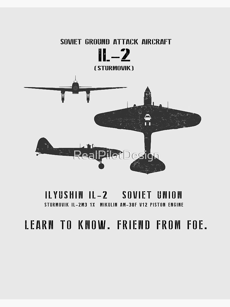 Ilyushin IL-2 Sturmovik WWII Aircraft Recognition Slide