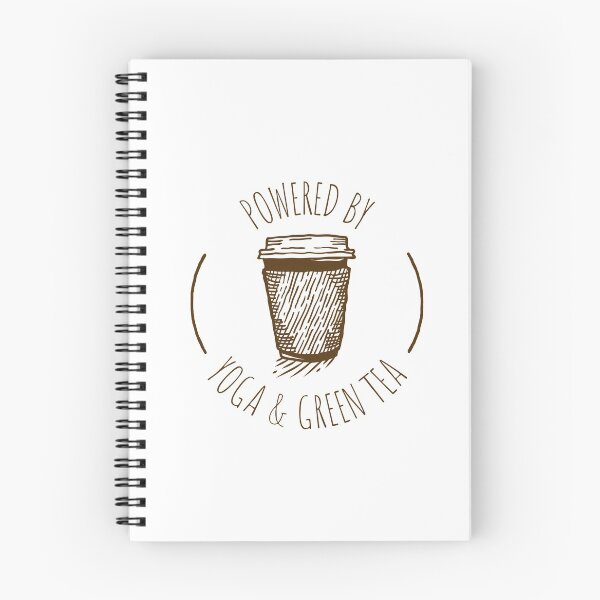 Item preview, Powered By Yoga and Green Tea designed and sold by RiseandShineTee.