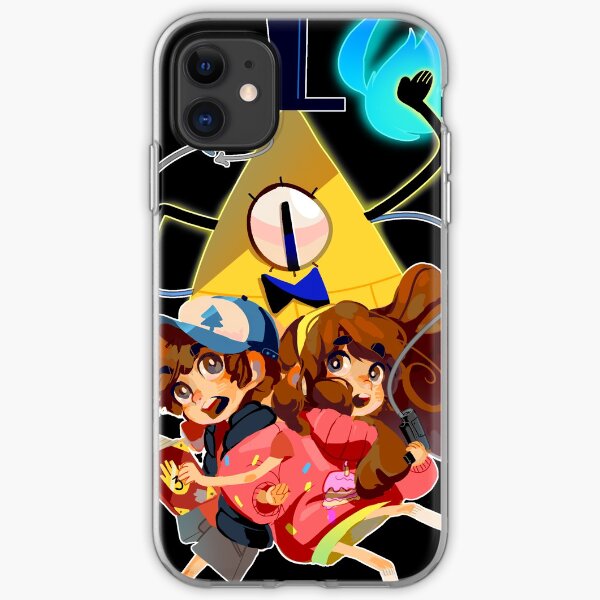 Dipper Mabel and Bill Cipher iPhone Soft Case
