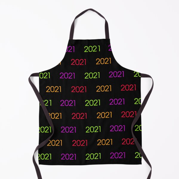 Item preview, 2021 multicolored for the new year (party) black background designed and sold by Stéphane Thirion.