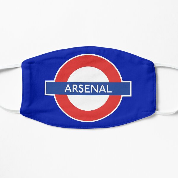 Inspired by Arsenal London Underground Station Sign Mask