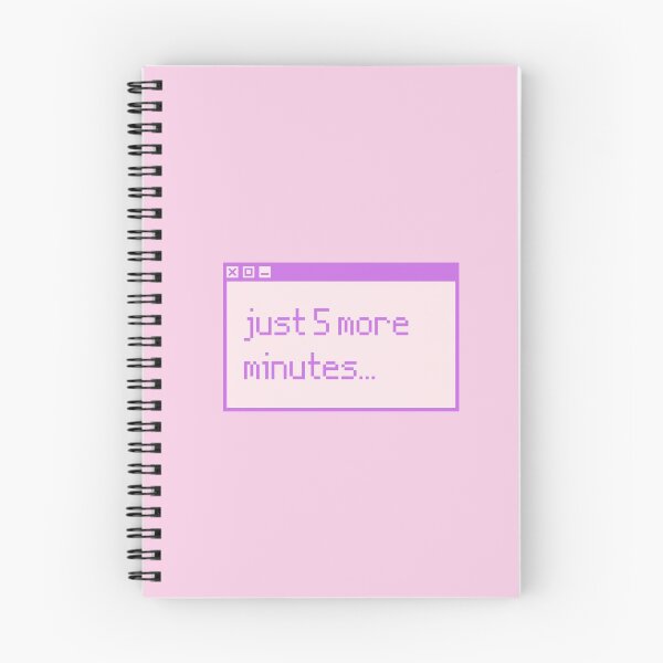 Item preview, Just 5 More Minutes Aesthetic Window Reminder designed and sold by owlvocado.