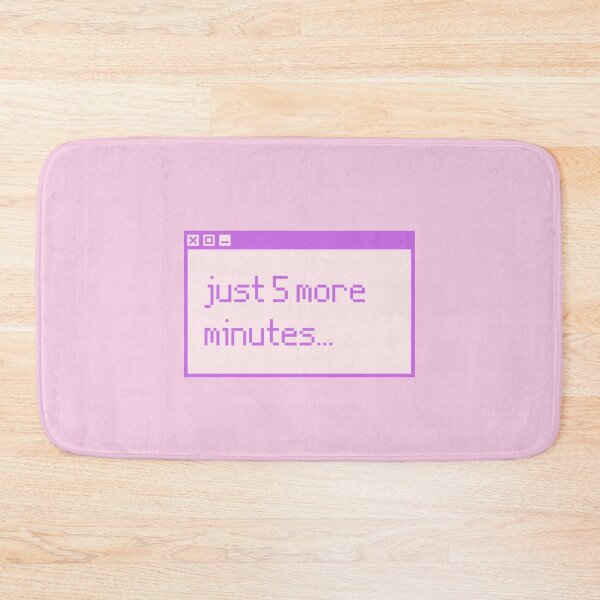 Item preview, Just 5 More Minutes Aesthetic Window Reminder designed and sold by owlvocado.