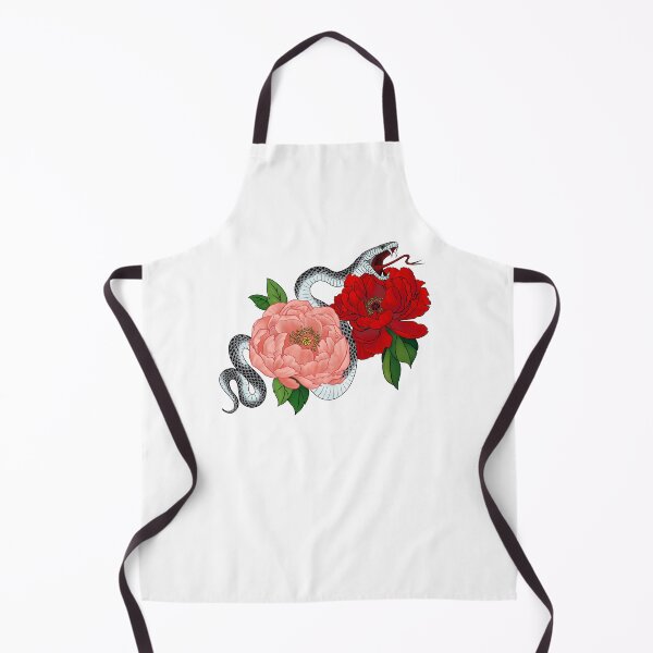 Item preview, Snake and flowers designed and sold by dollyxdaydreamx.