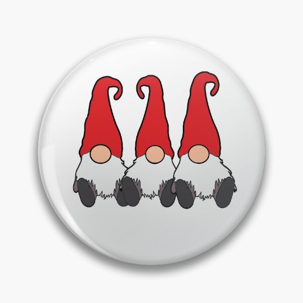 Artikelvorschau, 3 nordische Zwerge Winter Weihnachten schwedische Tomte süße Elfen entworfen und verkauft von funnytshirtemp.