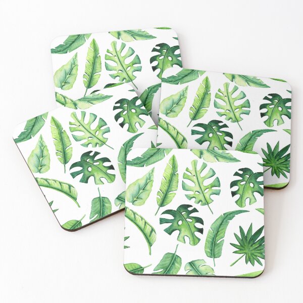 Item preview, Green leafs pattern designed and sold by Delicarte.