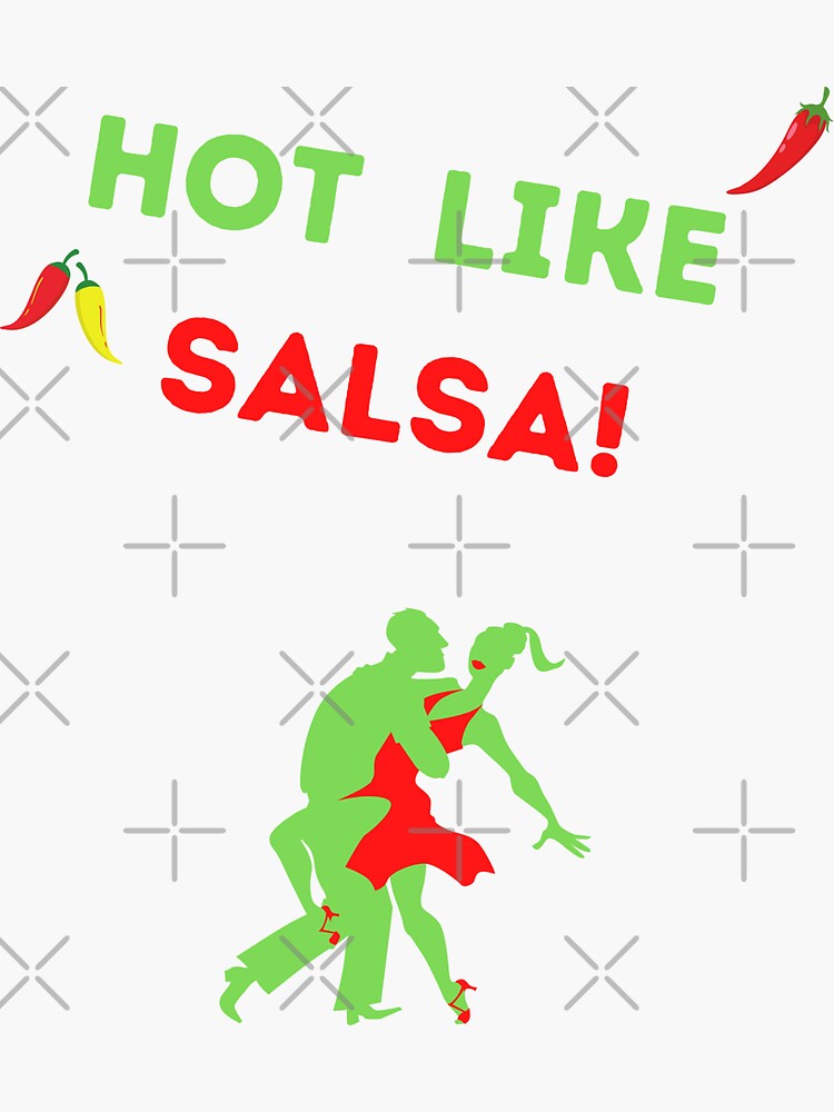 "Hot like Salsa" Sticker by Torodesign Redbubble