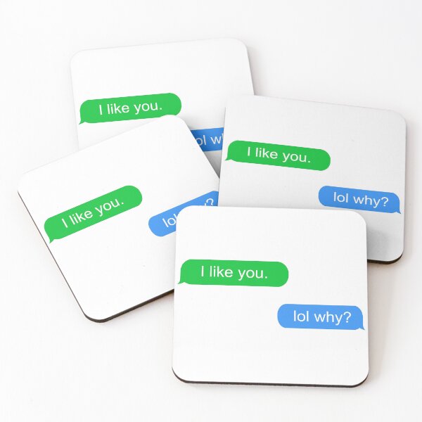 Item preview, I Like You, Text Message Sticker Pack designed and sold by elevens.