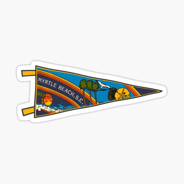 Item preview, Myrtle Beach Pennant designed and sold by zsonn.