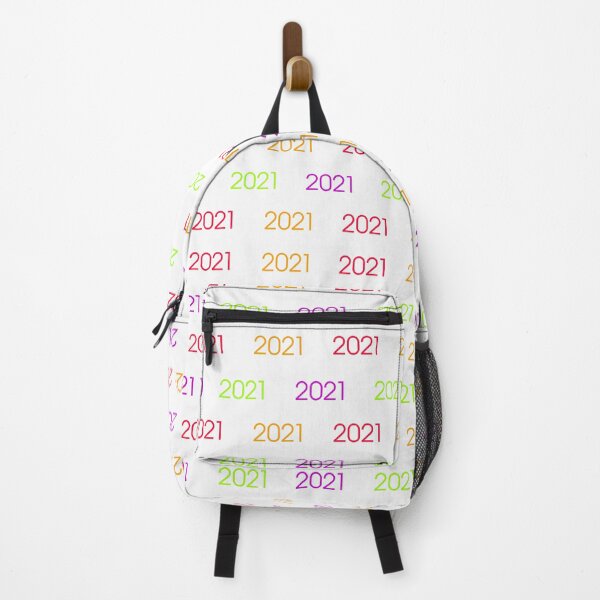 Item preview, 2021 multicolored for the new year (celebration) white background designed and sold by Stéphane Thirion.