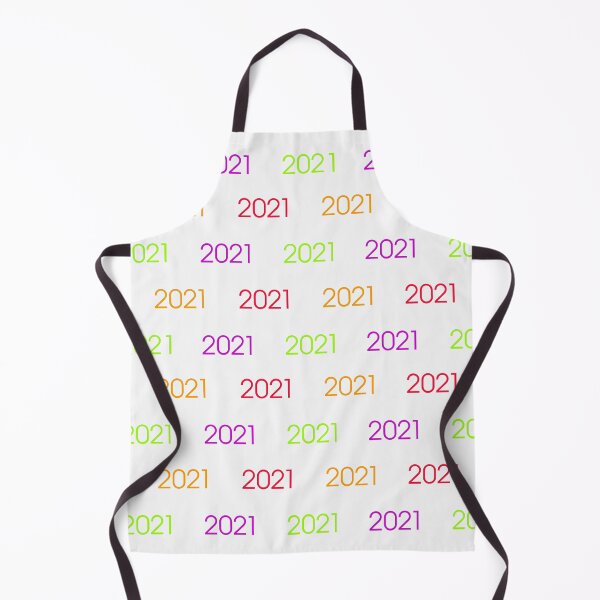 Item preview, 2021 multicolored for the new year (celebration) white background designed and sold by Stéphane Thirion.