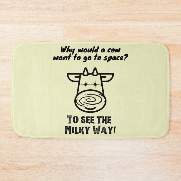 Item preview, Why would a cow want to go to space? in black designed and sold by StarlightTales.