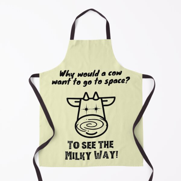 Item preview, Why would a cow want to go to space? in black designed and sold by StarlightTales.