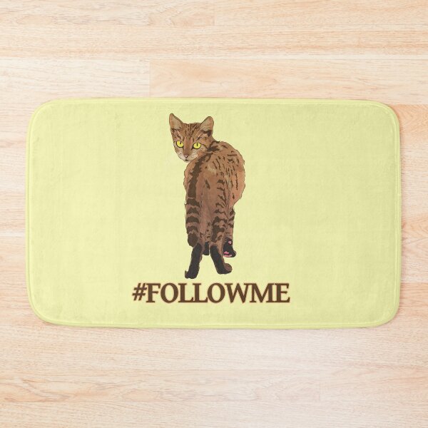 Item preview, Follow me - cat illustration designed and sold by vixfx.