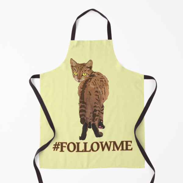 Item preview, Follow me - cat illustration designed and sold by vixfx.