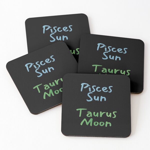 Item preview, Pisces Sun Taurus Moon Text designed and sold by leomooncreates.