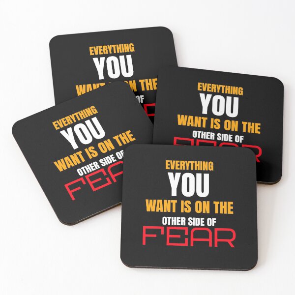 Item preview, Everything you want is on the other side of fear designed and sold by Lijo Jose.