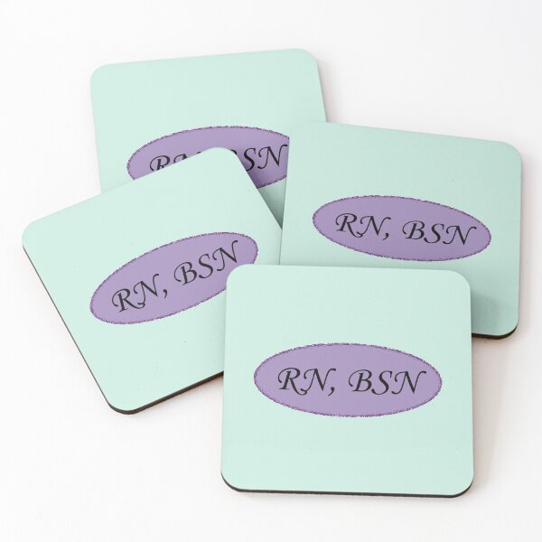 Item preview, RN BSN in Purple designed and sold by ArtsyRabbit.