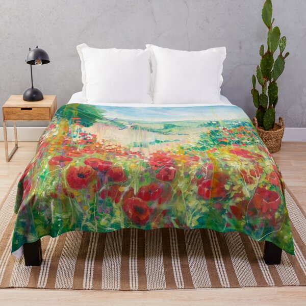 Item preview, Nature Unleahed, poppies landscape designed and sold by Gill Bustamante.