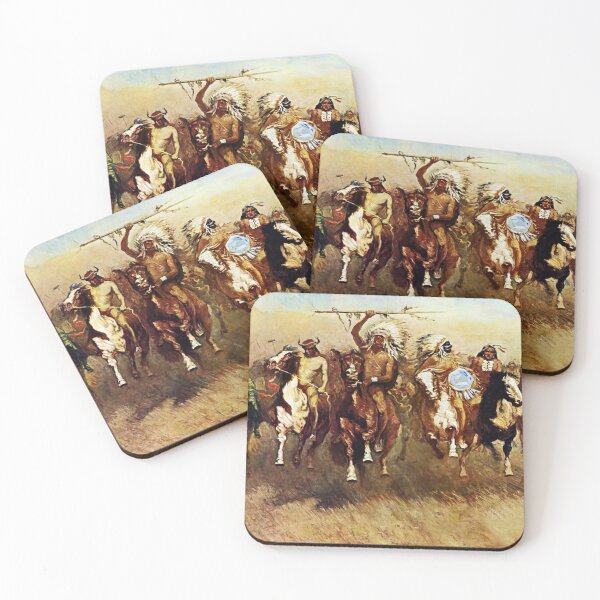 Item preview, “Victory Dance” Western Art by Frederick Remington designed and sold by PatricianneK.