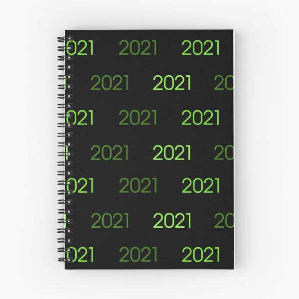 Item preview, 2021 green for the new year (party) black background designed and sold by Stéphane  Thirion.