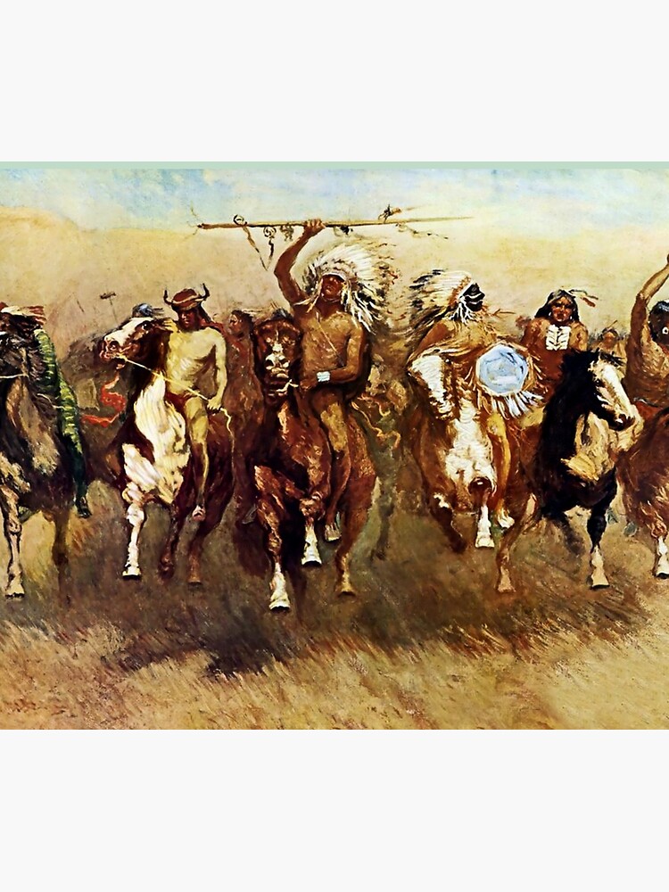 Victory Dance” Western Art by Frederick Remington Tapestry for Sale by  PatricianneK